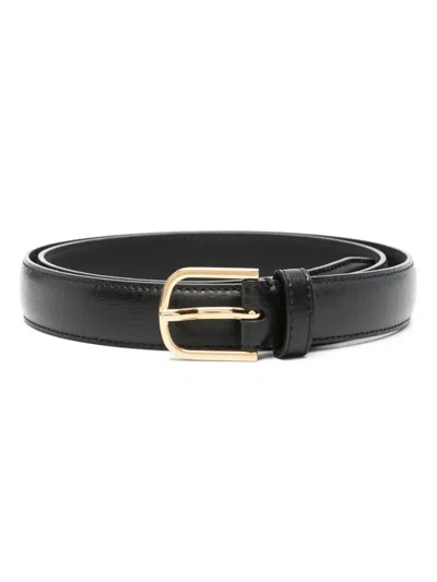 Totême Toteme Black Leather Belt