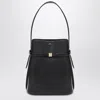 Totême Black Leather Bucket Bag In Black