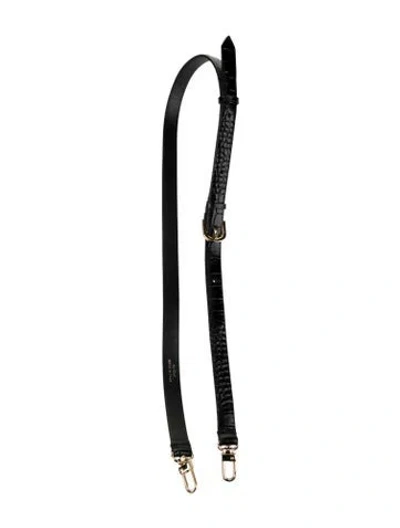 Pre-owned Totême Black Leather Handbag Strap