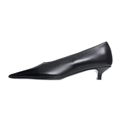 Totême Black Leather Heels