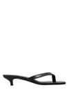 Totême Black Leather Mules
