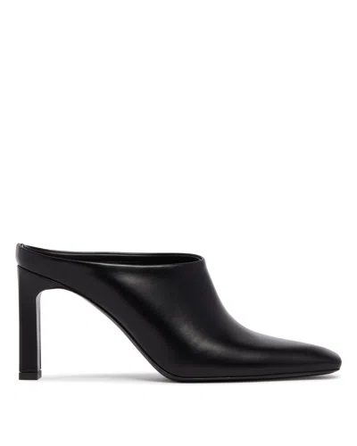 Totême Black Leather Mules