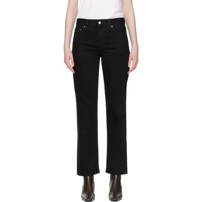 Totême Toteme Organic Cotton Denim Jeans In Black