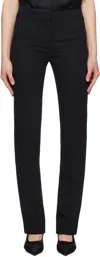 Totême Toteme Low Waist Cigarette Trousers In Black 001