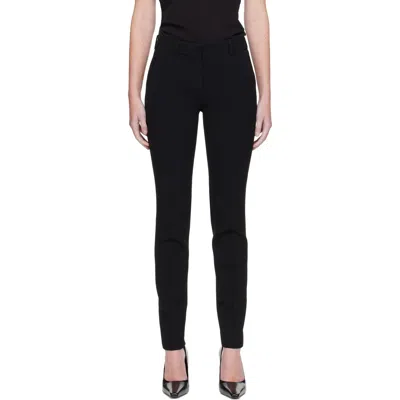 Totême Black Low-waist Slim Trousers