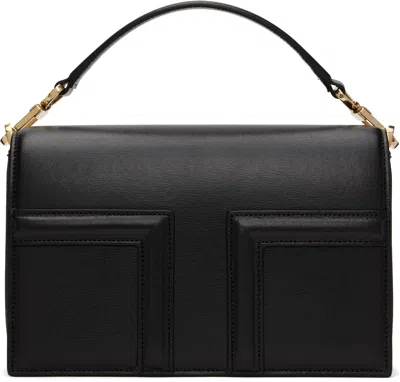 Totême Black Mini T-flap Leather Bag In Black 001