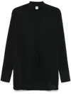 Totême Collar Shirt With Pleat And Strap Detail In Black