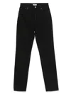 Totême Toteme Women Organic Cotton Denim Jeans In Black