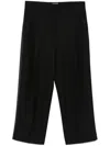Totême Toteme Wool Blend Trousers In Black