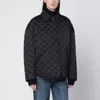 Totême Quilted Jacket Collared Neck Long Sleeves In Black