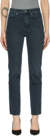 Totême Black Regular Fit Jeans In 220 Vin Blk