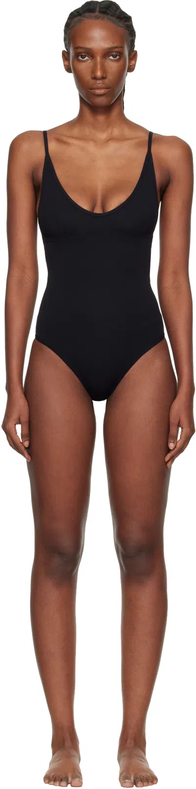 Totême Black Scoop One-piece Swimsuit