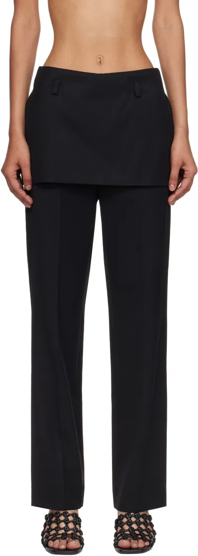 Totême Black Skirt Trousers