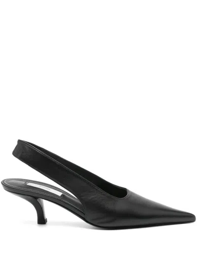 TOTÊME BLACK SLINGBACK PUMPS