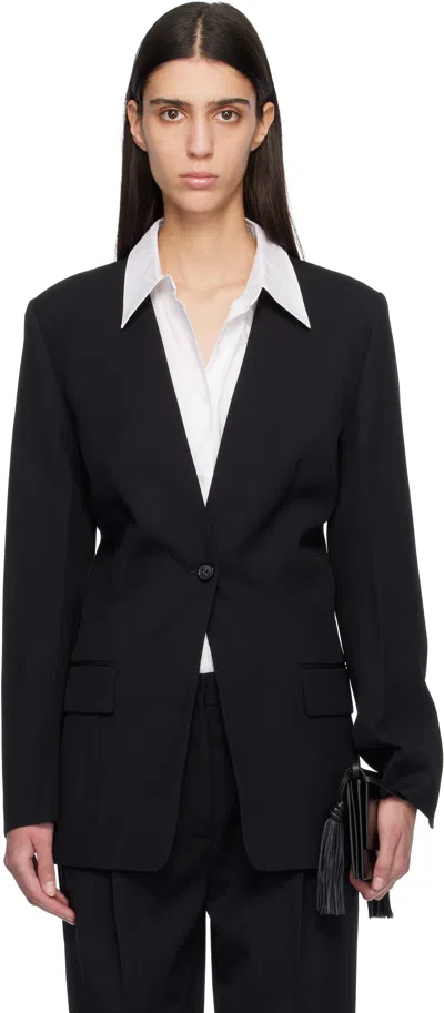 Totême Black Slouch Blazer