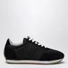 Totême Toteme Flex Quilted Suede Sneakers In Black