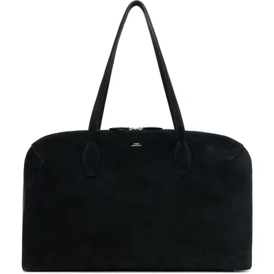Totême Black Suede Day Tote