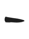 Totême Toteme Minimalist Velvet Ballerinas Shoes