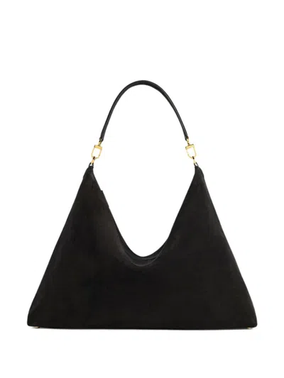 Totême Black Suede Shoulder Bag