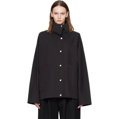 Totême Black Summer Parachute Jacket