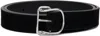 Totême Toteme Women Swirl Suede Belt In Black