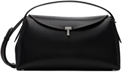 Totême Black T-lock Bag In 001 Black