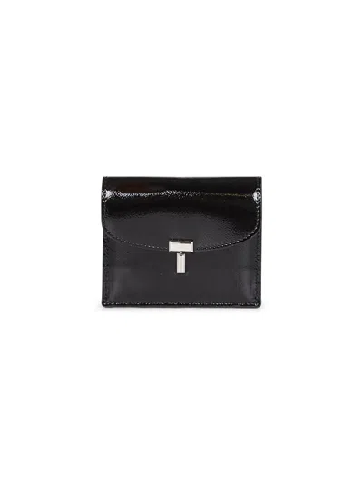 Totême Black T-lock Card Holder