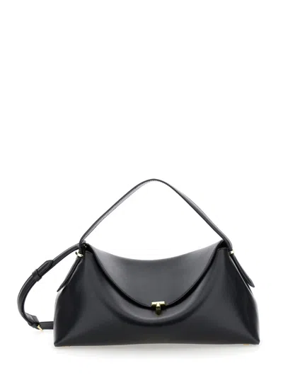 Totême Black T-lock Handbag