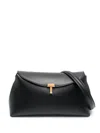 Totême Black T-lock Shoulder Bag In Black