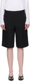 Totême Toteme Tailored Longline Shorts In Black