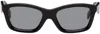 Totême Black 'the Squares' Sunglasses In 200 Black