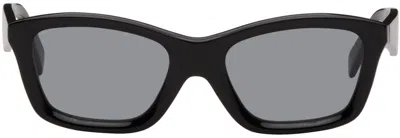 Totême Black 'the Squares' Sunglasses In 200 Black
