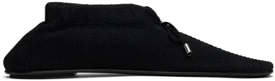 Totême Toteme Knitted Ballet Flats In Black