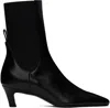 Totême Toteme Mid Heel Leather Boots In Black