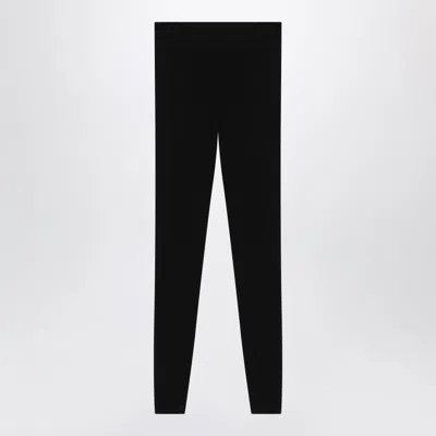 Totême Toteme Black Viscose Compression Leggings For Women