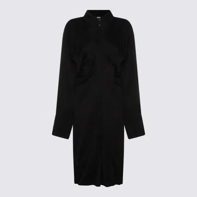 Totême Black Viscose Dress