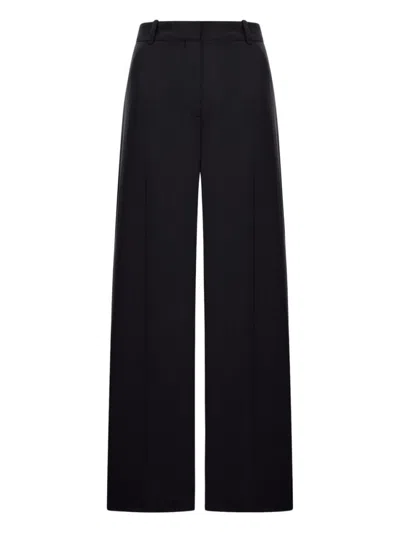 TOTÊME BLACK WIDE LEG TROUSERS