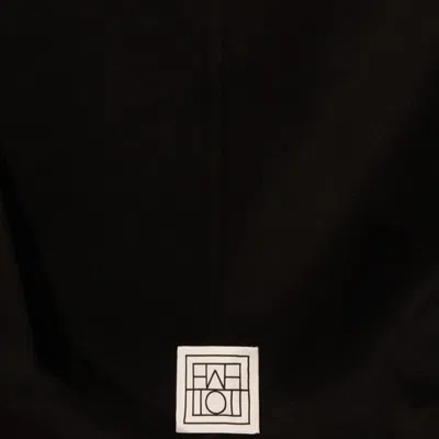 Totême Black Wool Coat