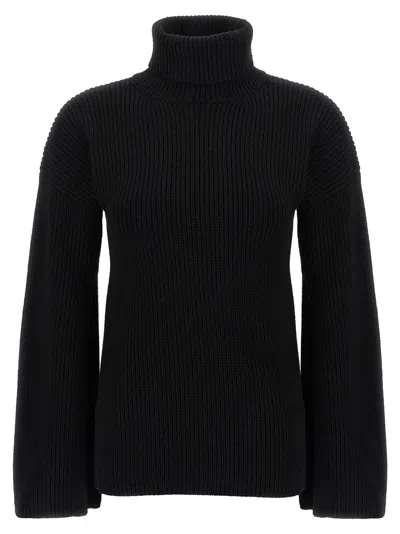 Totême Toteme Black Wool Women's Cardigan