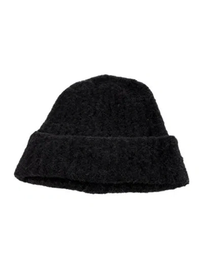 Pre-owned Totême Black Woolen Toteme Beanie