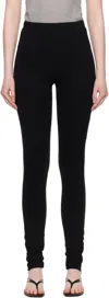 Totême Side Zip Leggings In Black