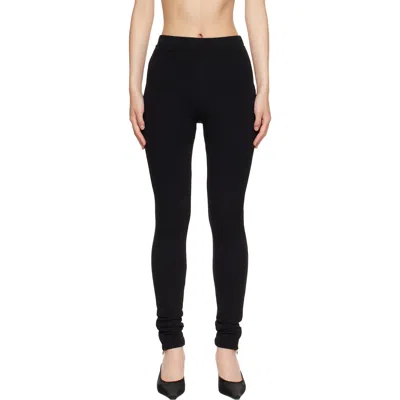Totême Black Zip Leggings