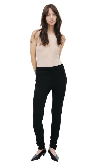 Totême Black Zipper Leggings