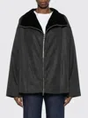 Totême Black Solid Zipped Jacket In Black