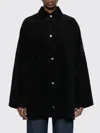 Totême Toteme Organic Cotton Corduroy Overshirt Jacket In Black