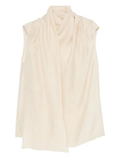 Totême Toteme Blouse With Scarf In Multi