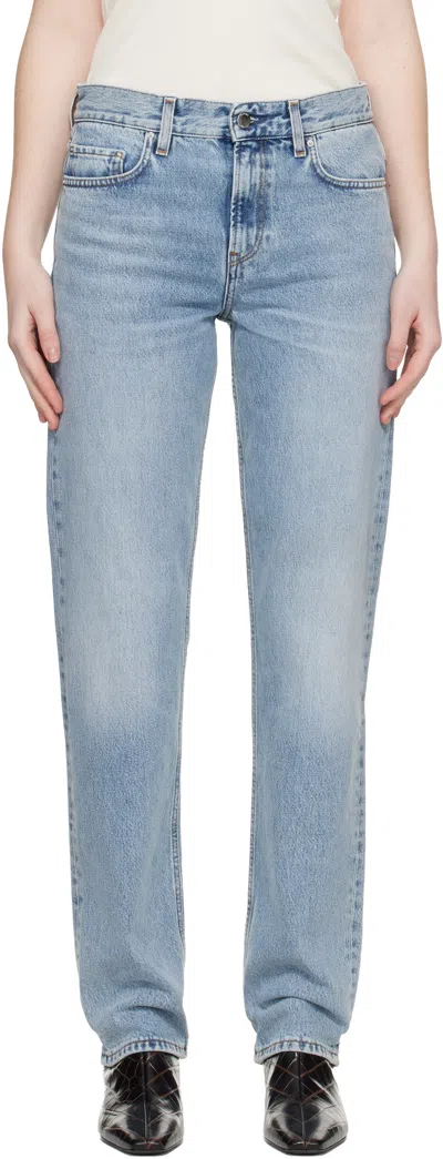 Totême Blue Low Straight Jeans