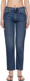 Totême Blue Twisted Seam Jeans In Blue