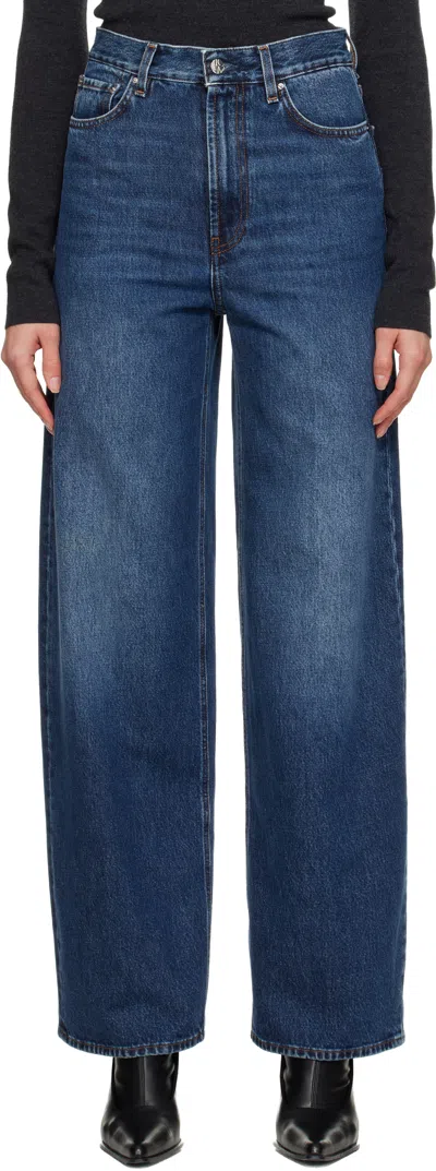 Totême Blue Wide Leg Jeans