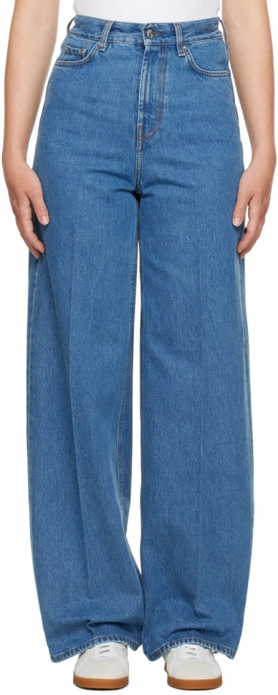 TOTÊME BLUE WIDE LEG JEANS
